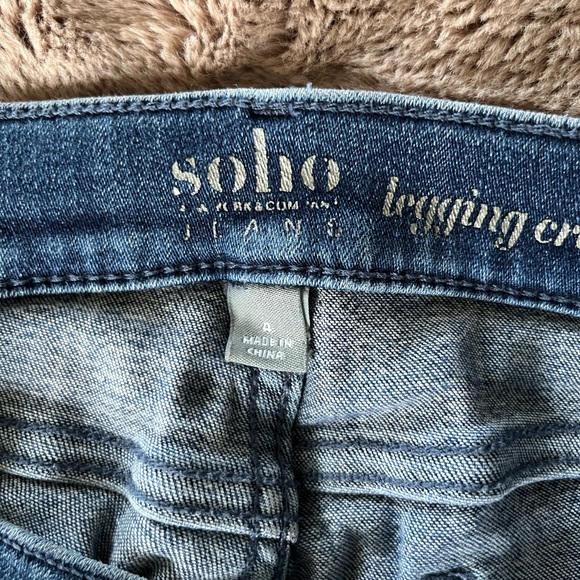 Soho Women’s Jeans Legging Crop Capris, Sz: 4 - Picture 3 of 5